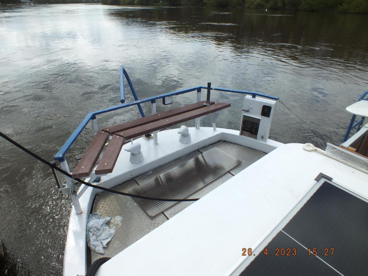 Zouw Hausboat Zakotven -Pouze Ubytovani Roudnice nad Labem Exteriér fotografie