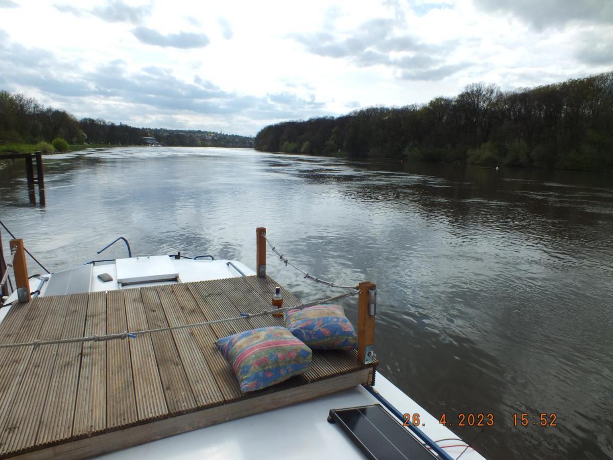 Zouw Hausboat Zakotven -Pouze Ubytovani Roudnice nad Labem Exteriér fotografie