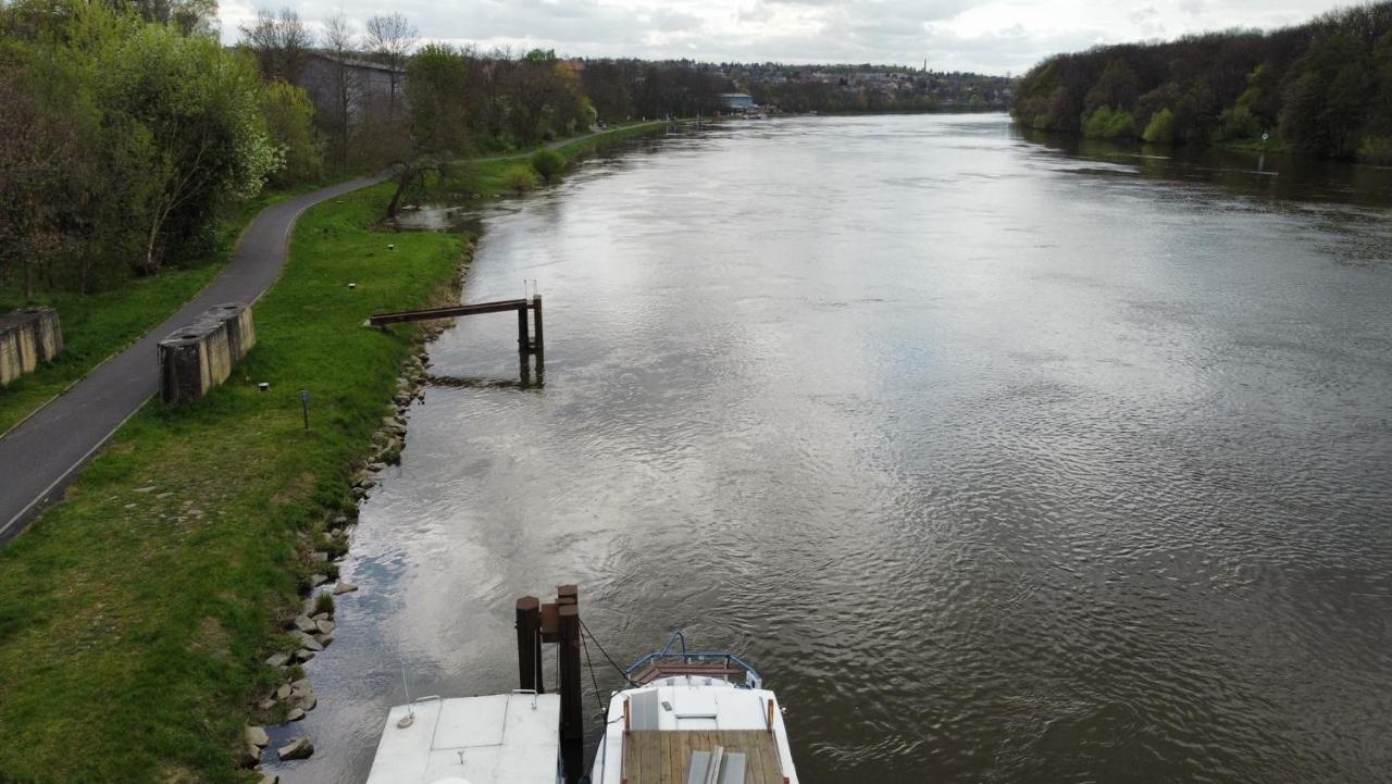 Zouw Hausboat Zakotven -Pouze Ubytovani Roudnice nad Labem Exteriér fotografie
